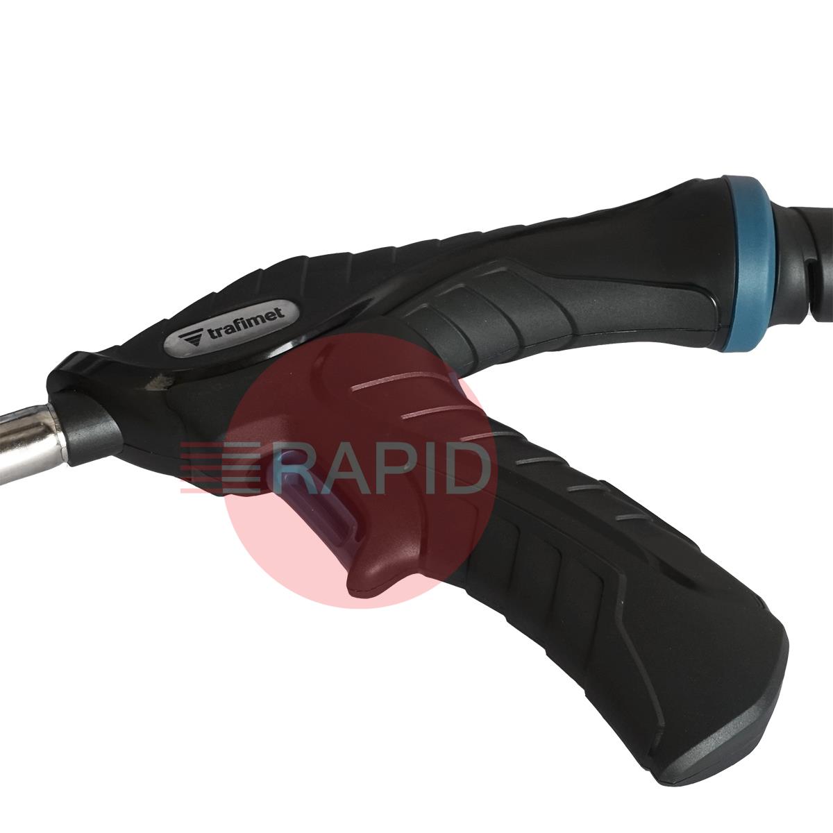 ERGOPLUS36R  Trafimet ERGOPLUS 36R Rotatable 45° Neck Air Cooled MIG Torch w/ Euro Connection, 330A CO2, 300A Mixed Gas